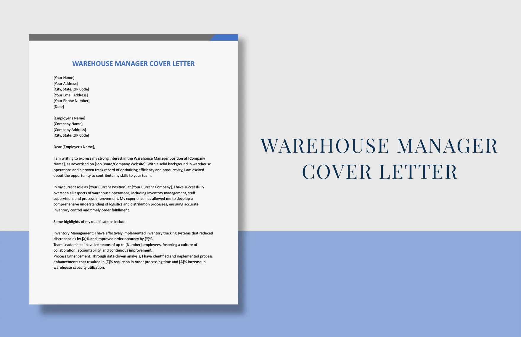 39924 warehouse manager cover letter sample 2
