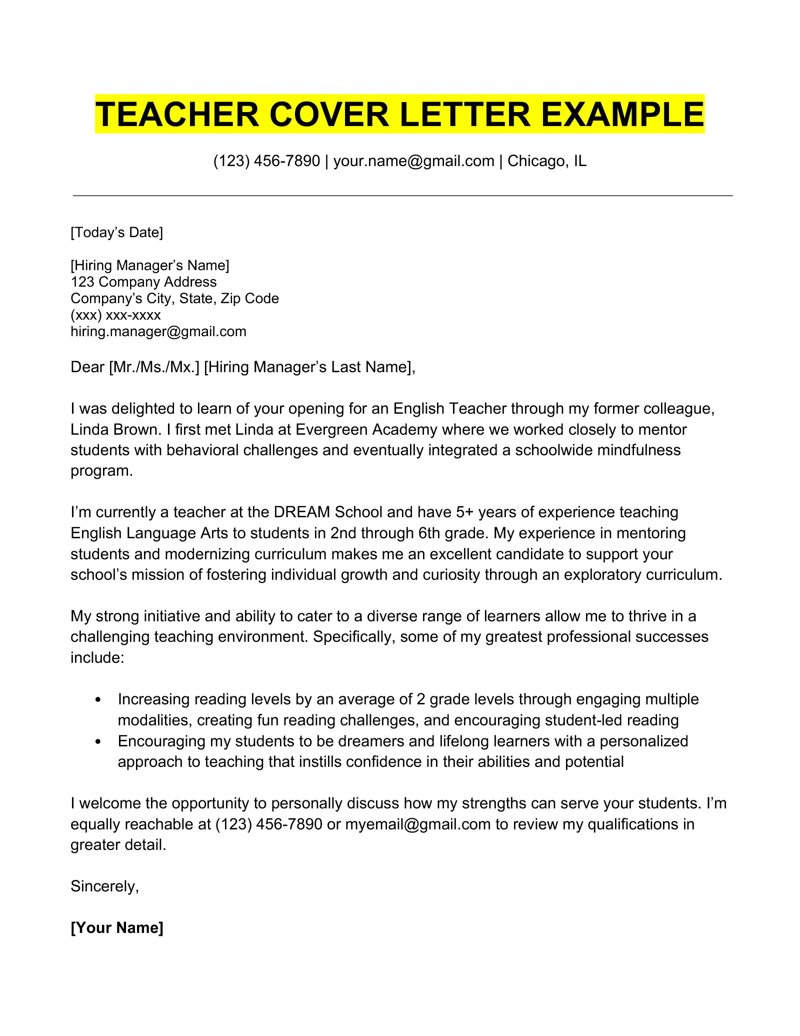 39927 teaching experience
