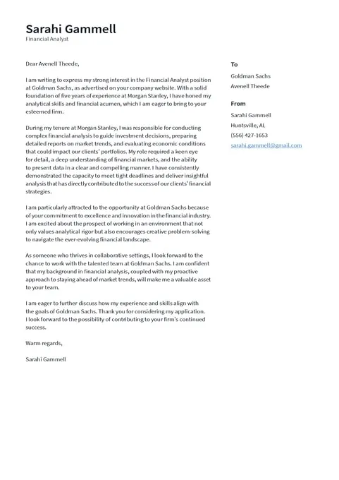 39933 cover letter importance