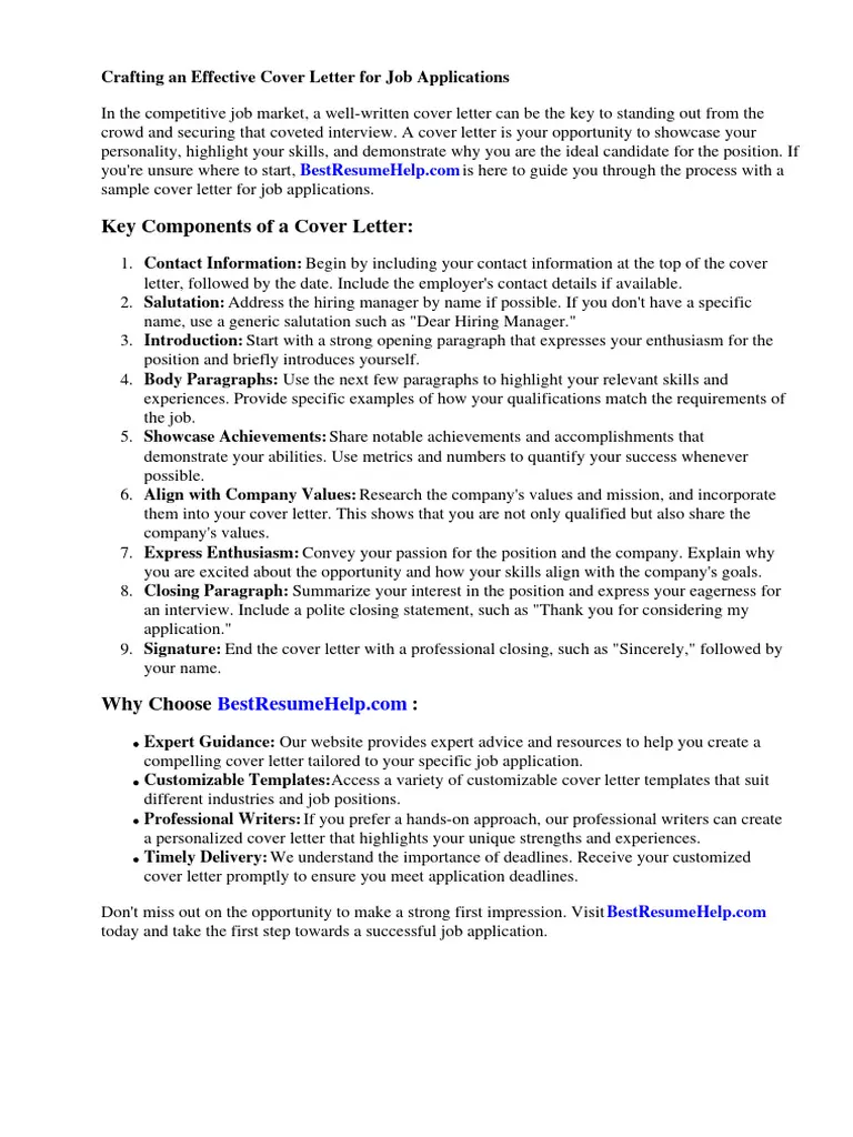 39945 proofreading cover letter