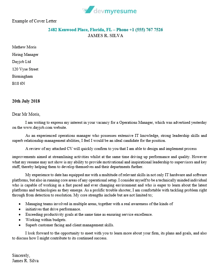 39949 cover letter closing