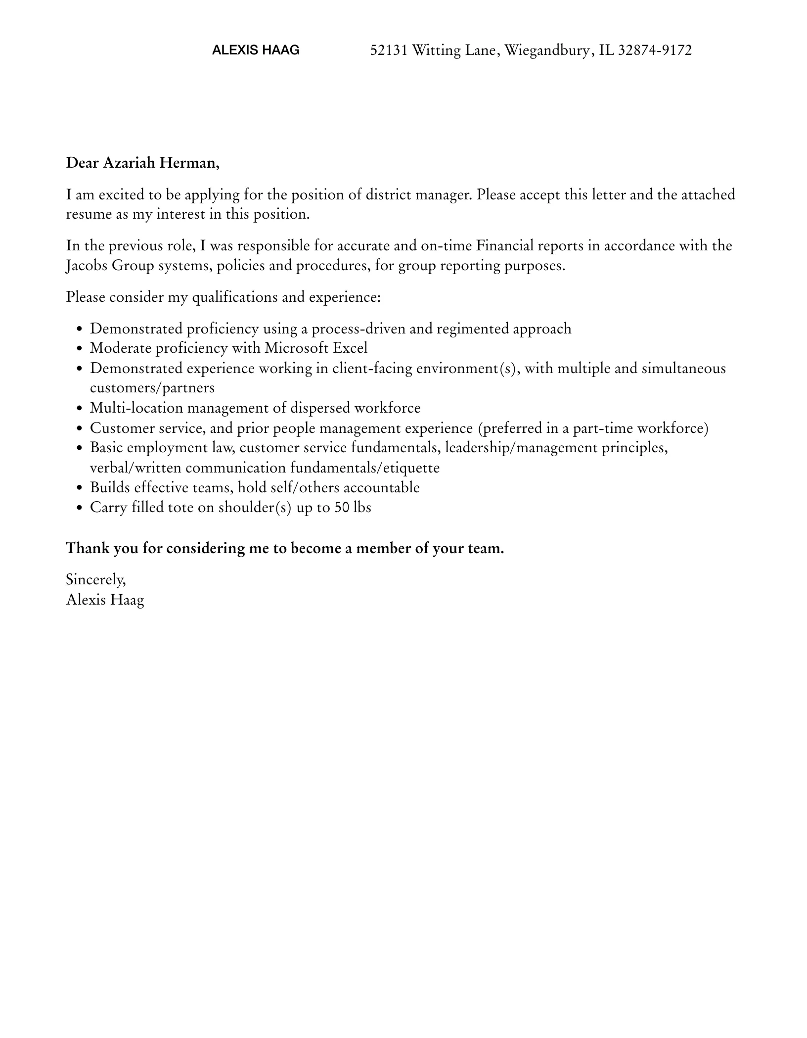 39951 cover letter tips