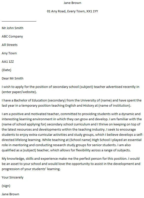 39952 teacher job application