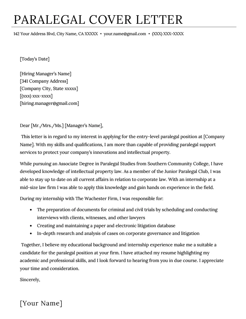 39955 submitting cover letter