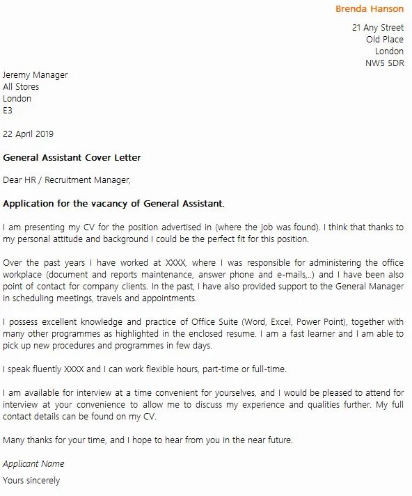 39989 cover letter format