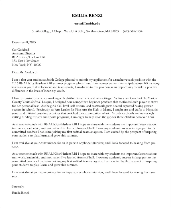 39992 formatting cover letter