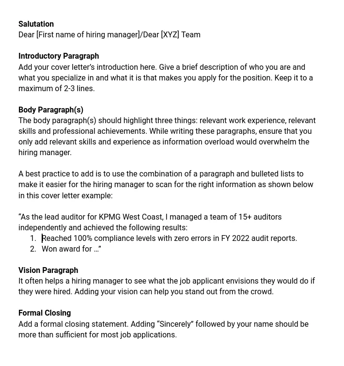 39992 tailoring cover letter