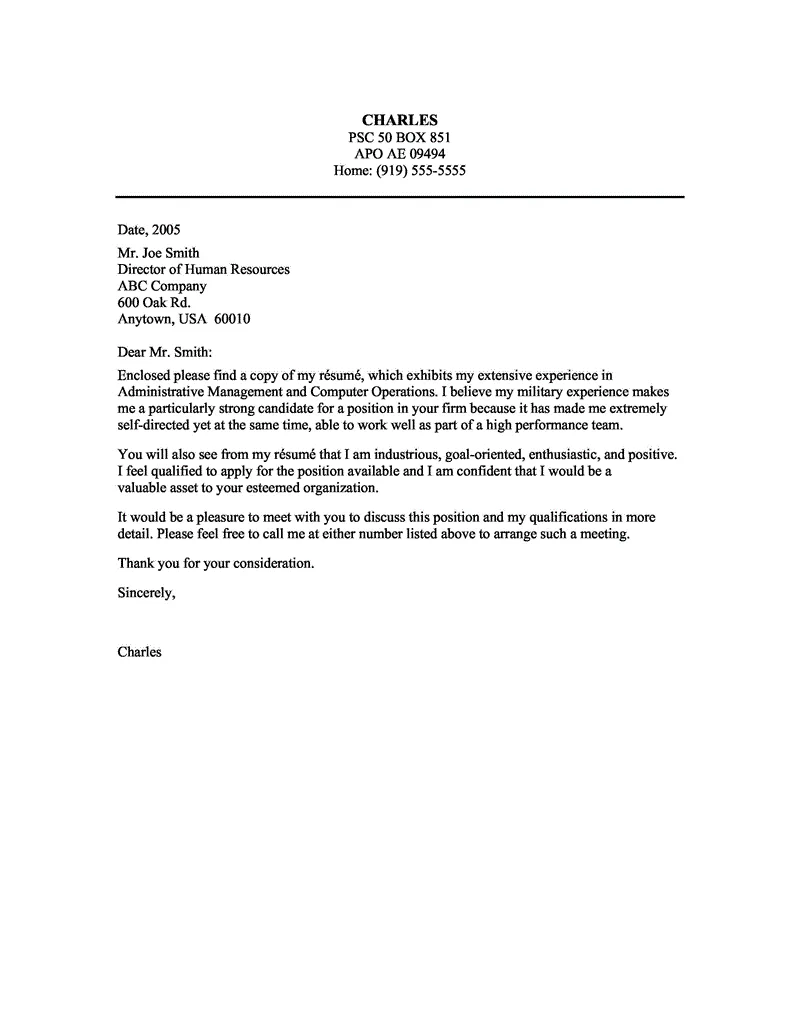 39996 resume cover letter