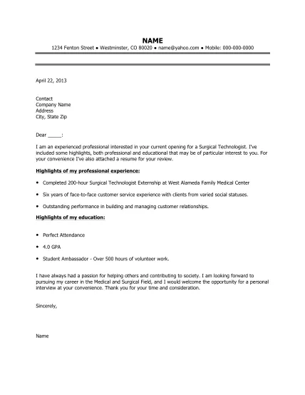 40002 resume and cover letter