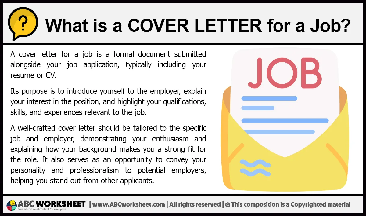 40004 cover letter components