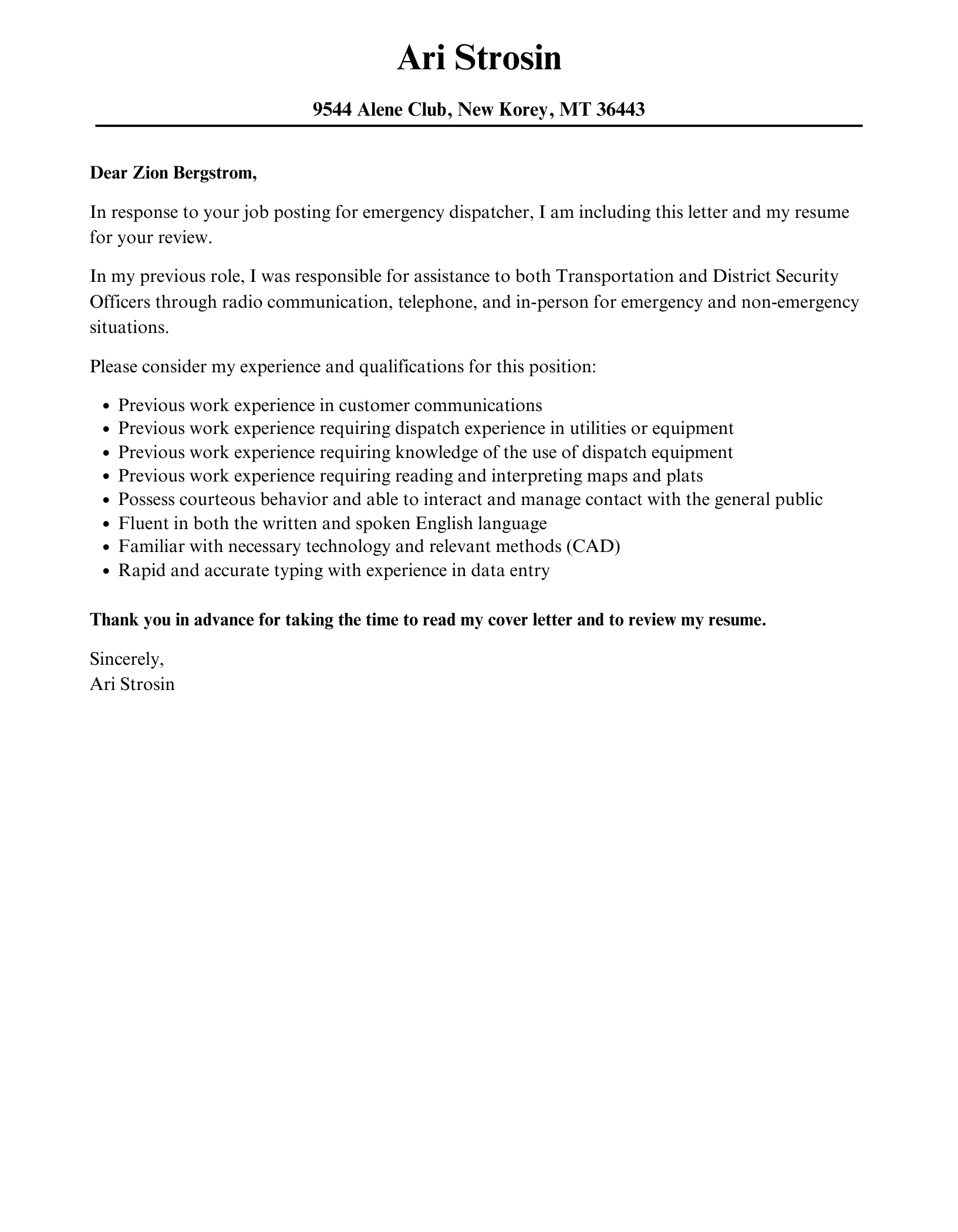 40006 cover letter tips