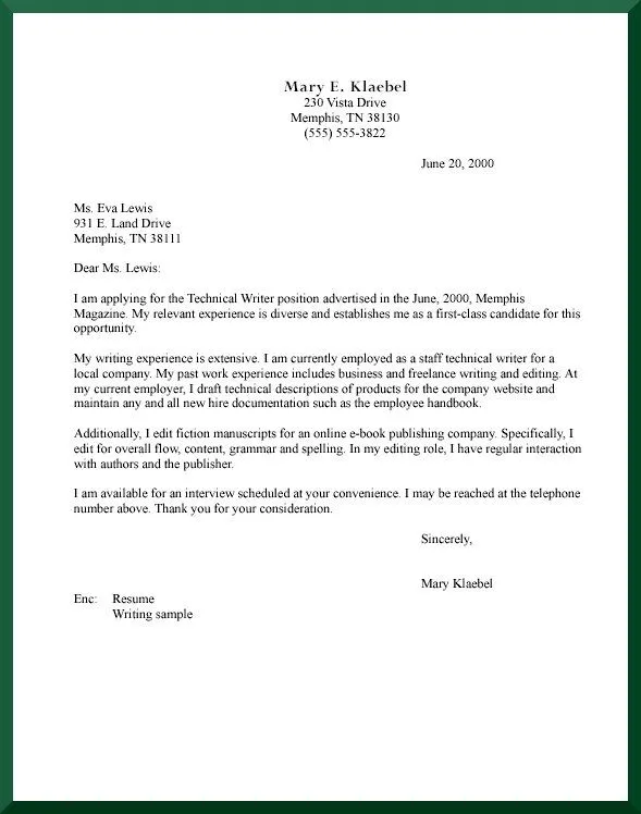 40009 cover letter example