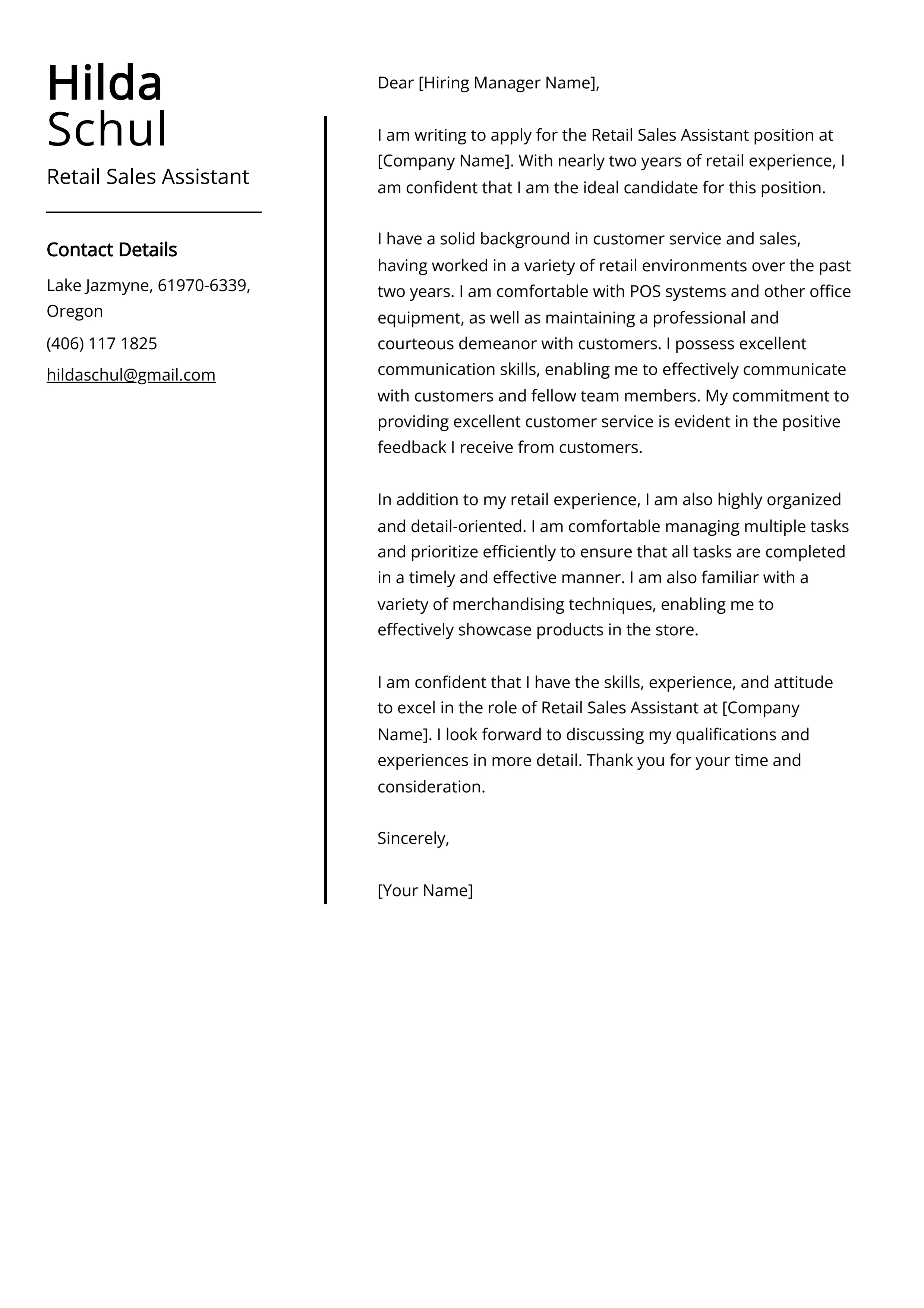 40013 cover letter sales assistant 4
