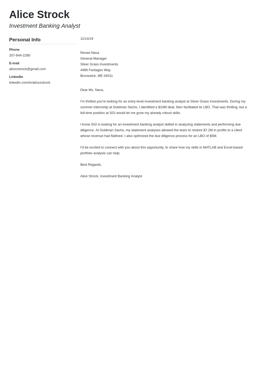 40014 skills for investment banking