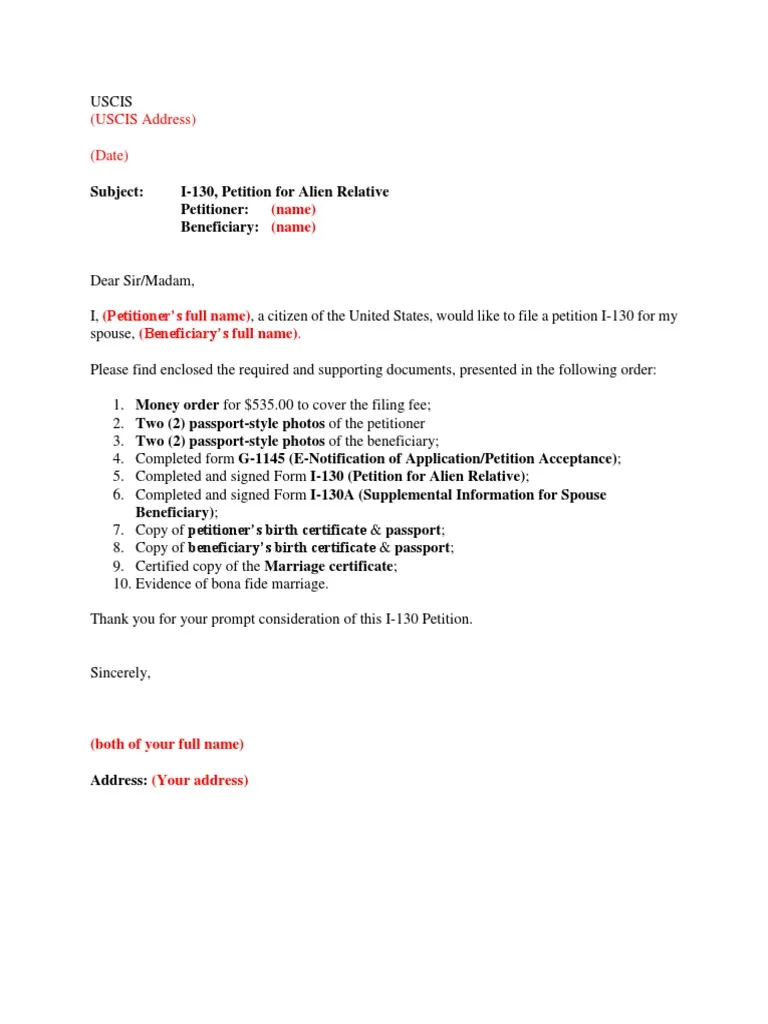 40017 cover letter filing