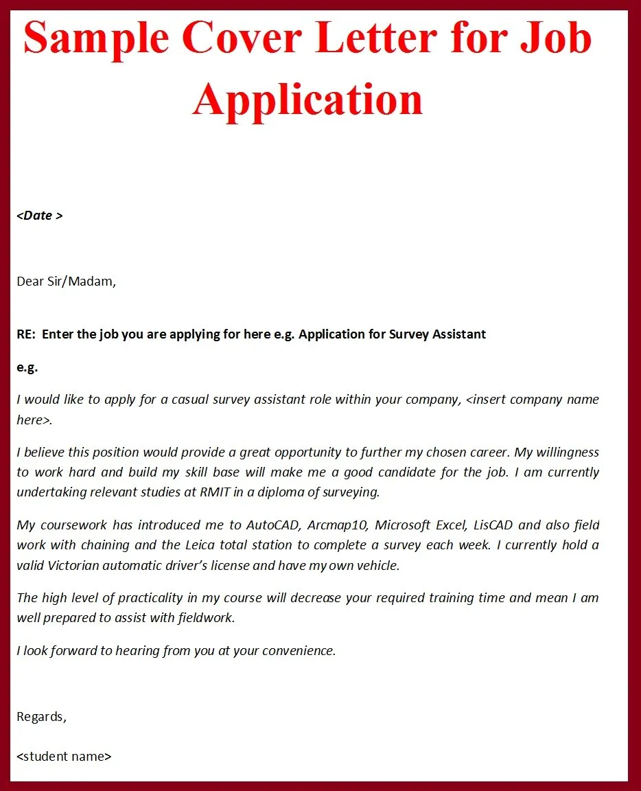 40025 cover letter writing