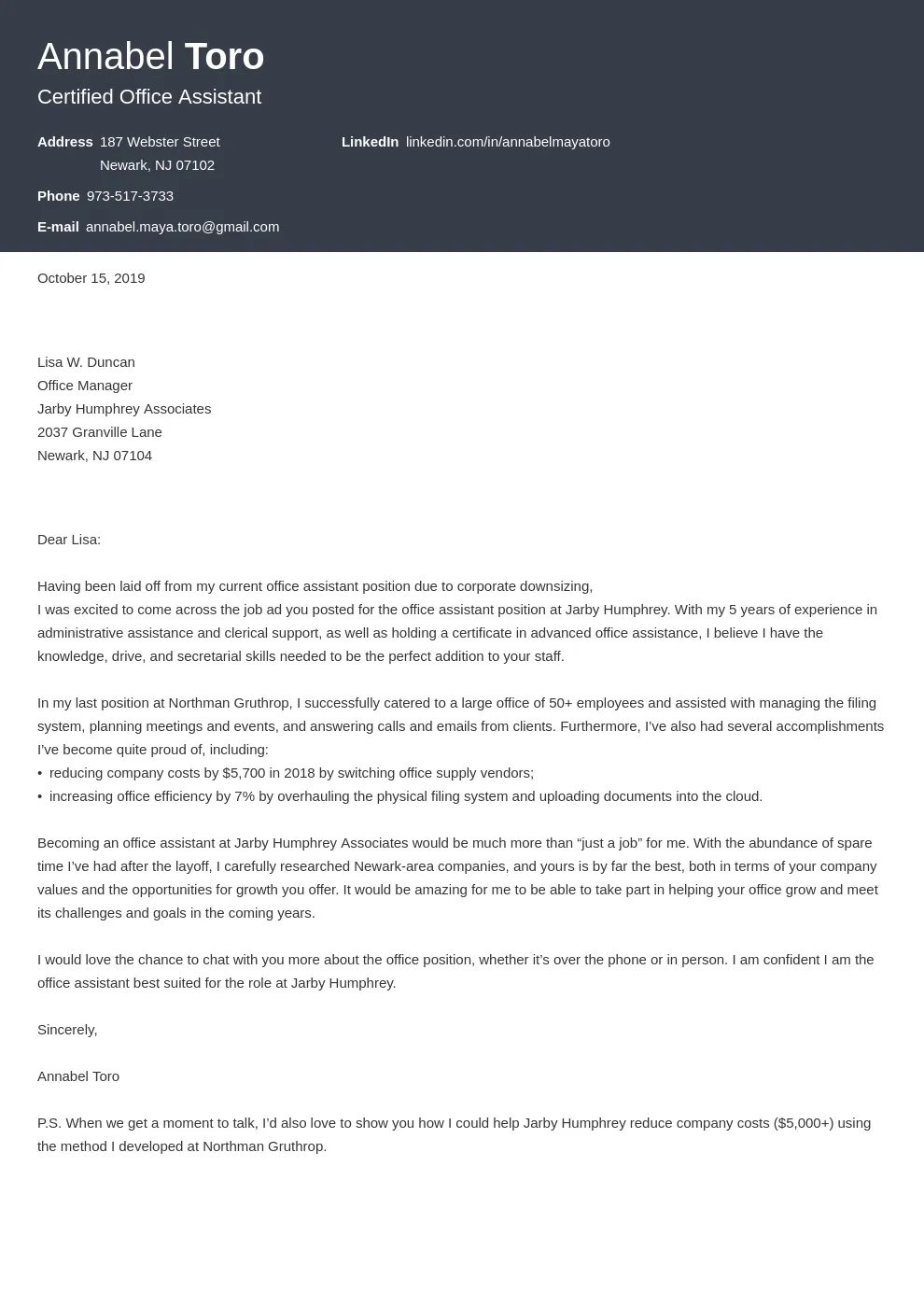 40031 cover letter proofreading
