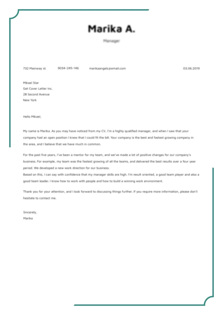 40032 barista cover letter guide