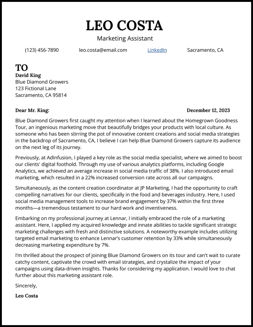 40039 contact information cover letter