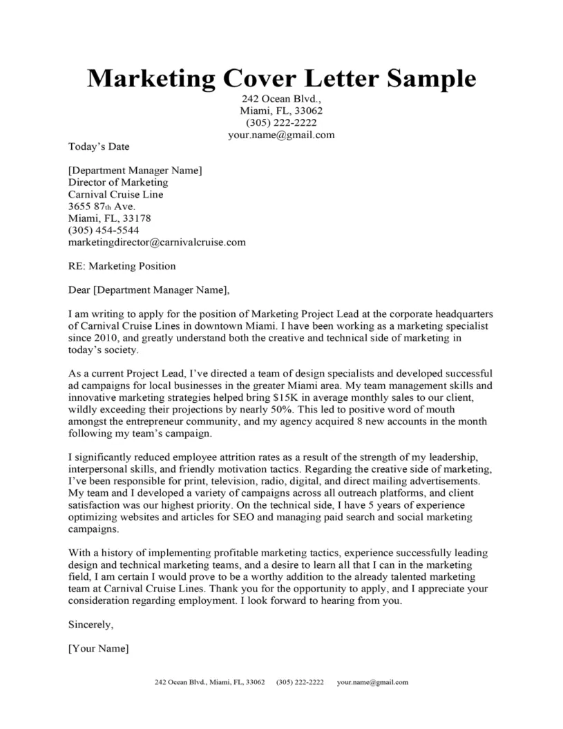 40039 customizing cover letter