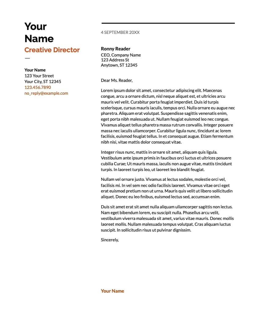 40049 classic cover letter