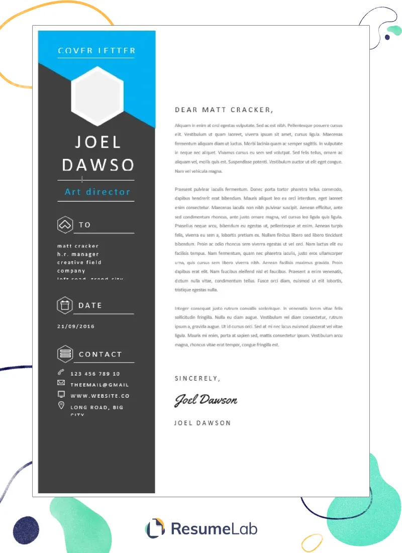 40065 creative cover letter template