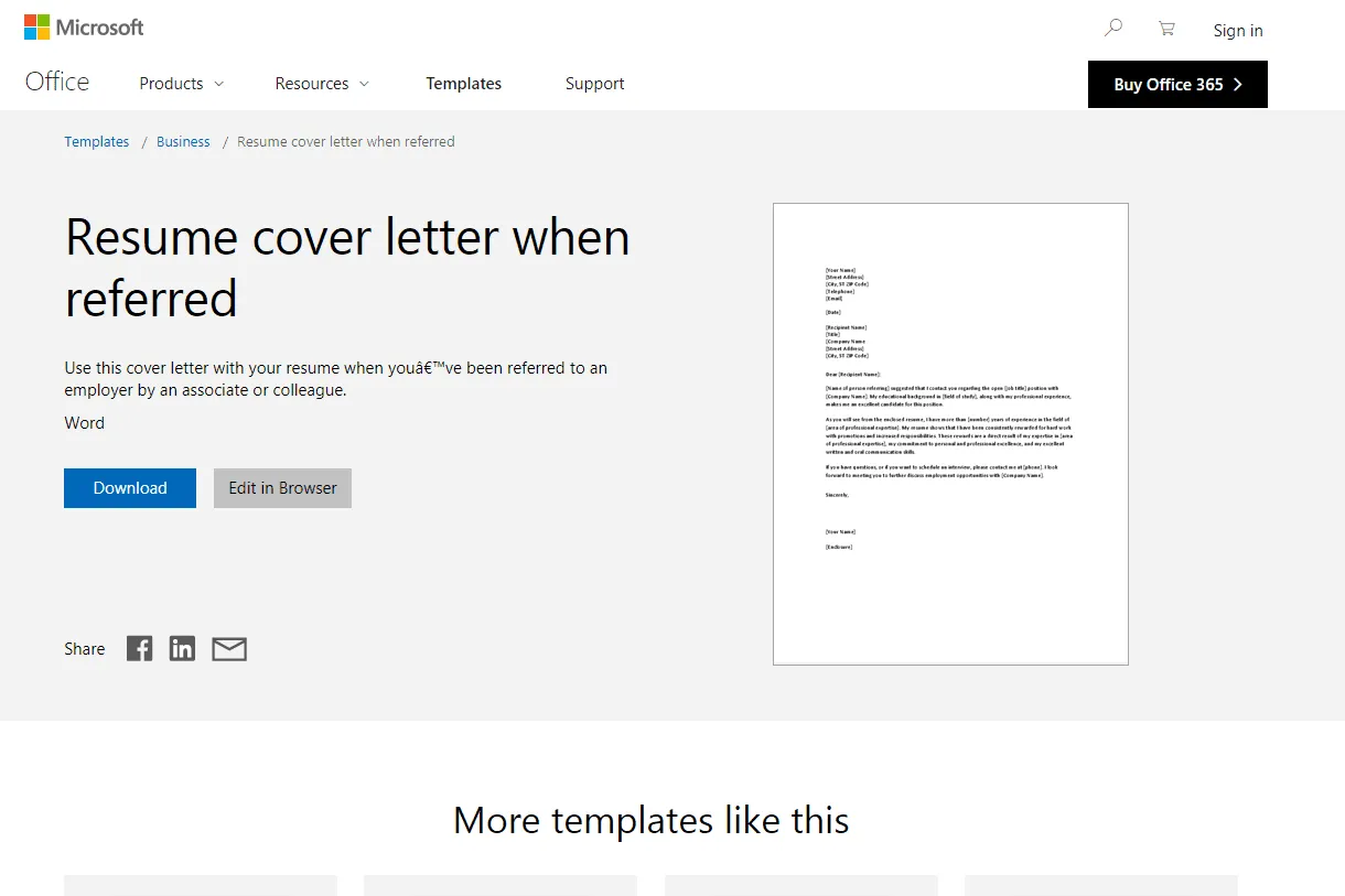 40065 simple cover letter template