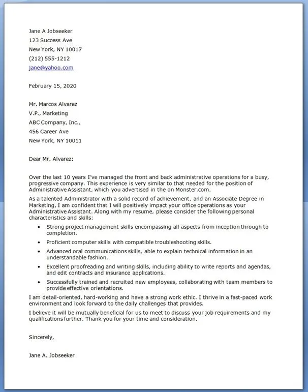 40073 focus employer cover letter
