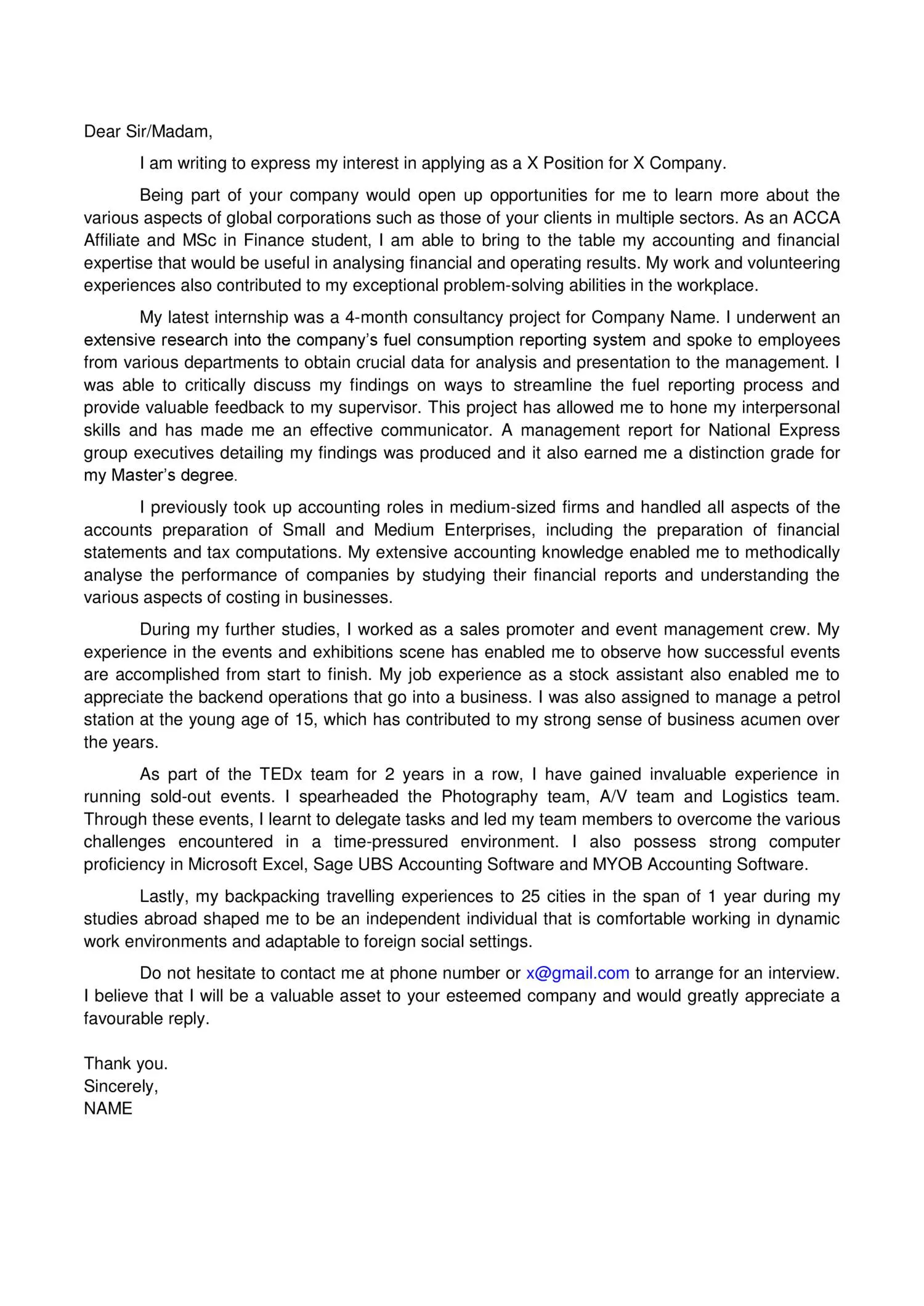40079 cover letter mistakes