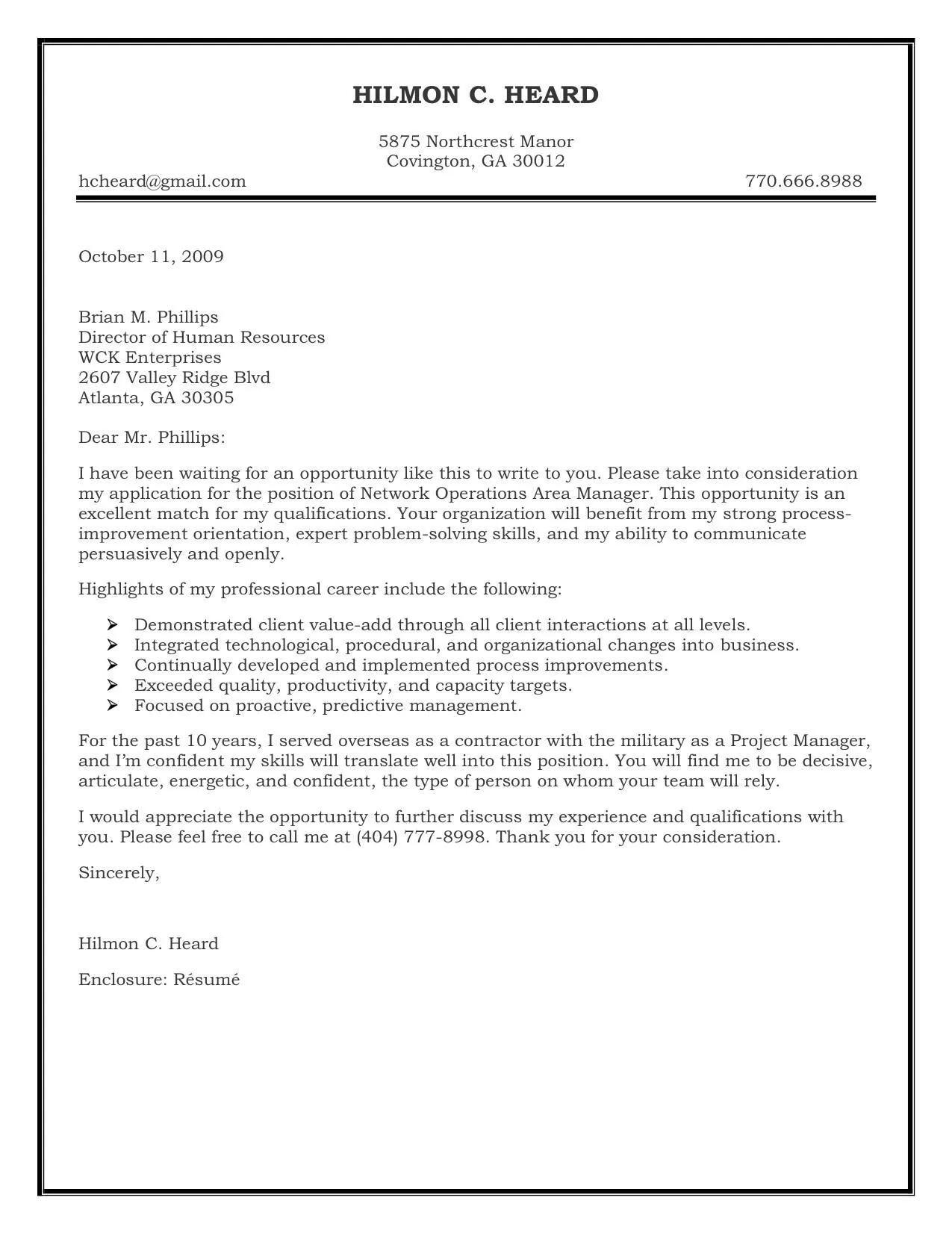 40081 cover letter components