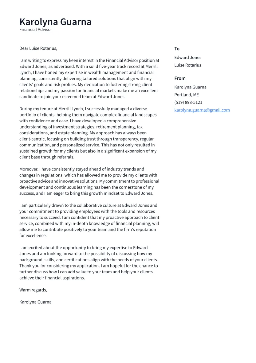 40097 cover letter formatting