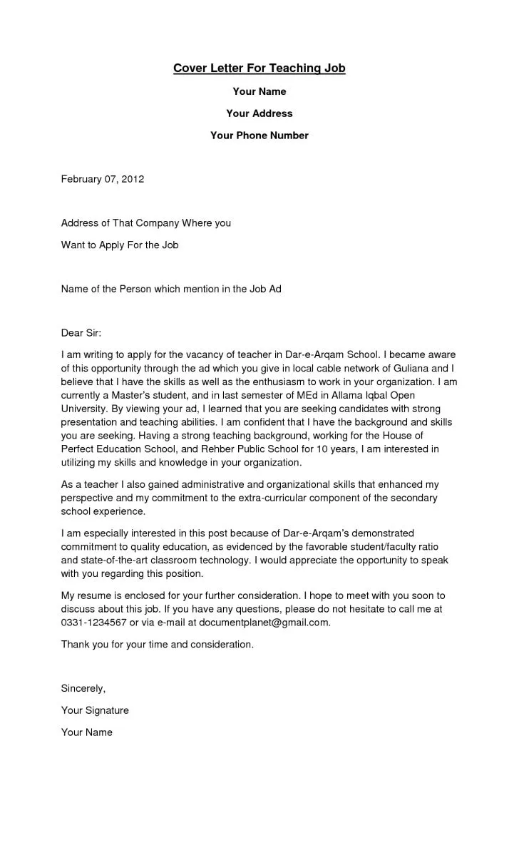 40101 cover letter writing