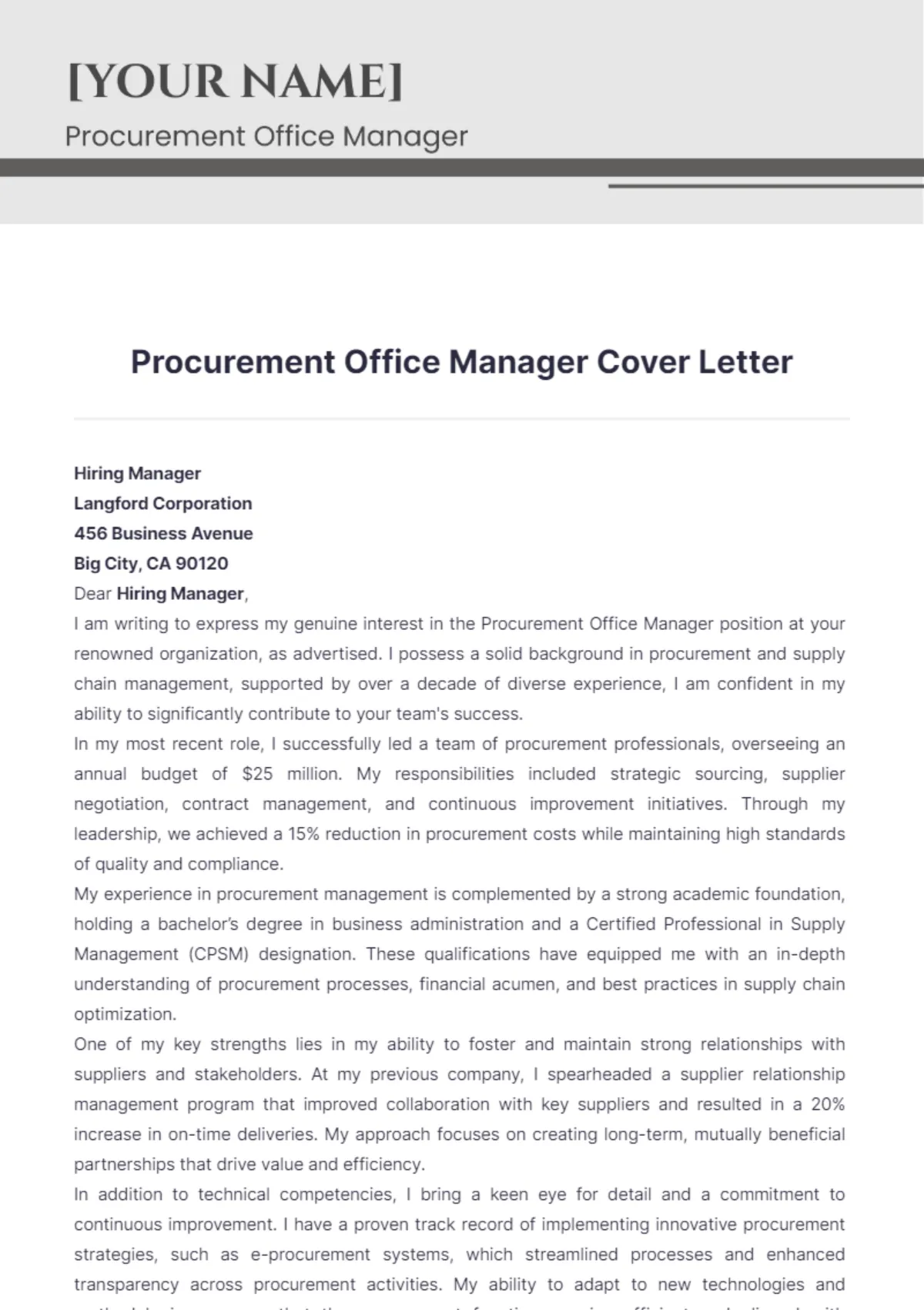 40103 tailoring cover letter