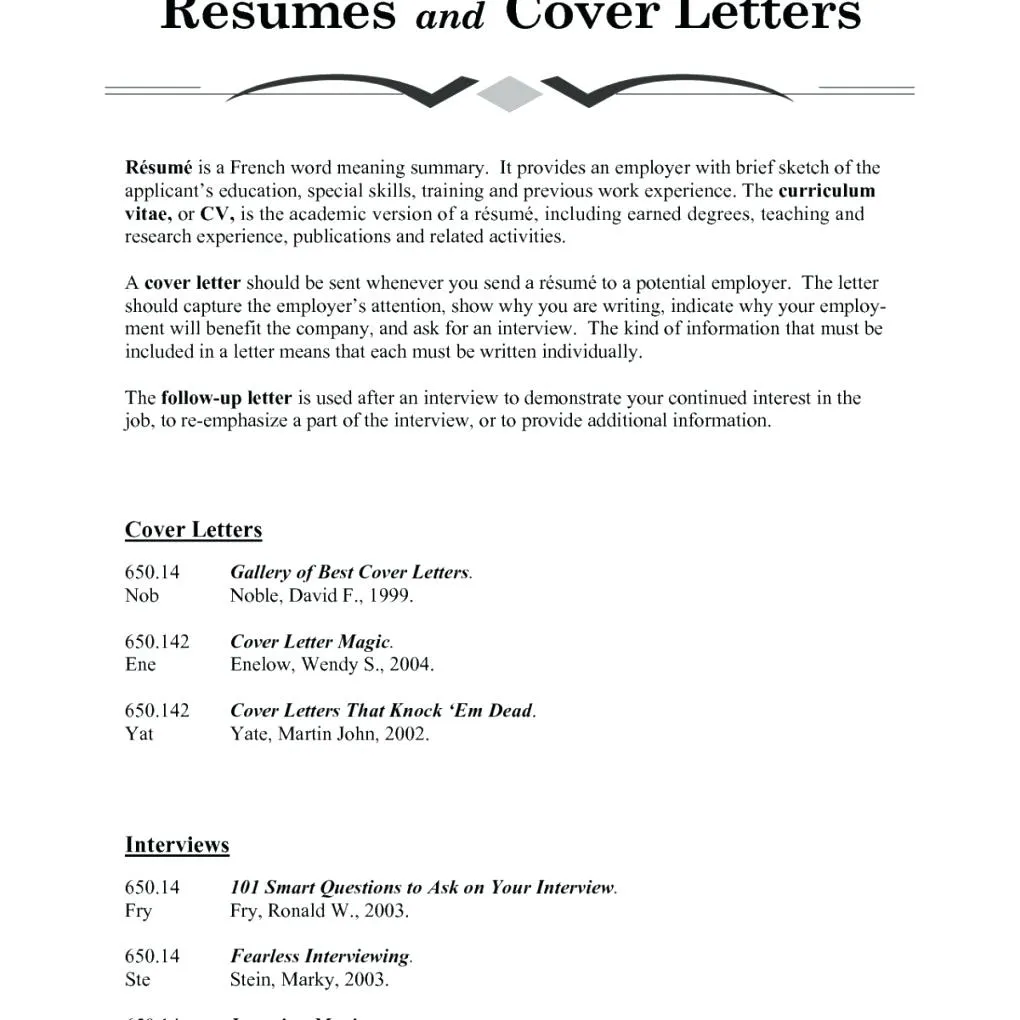 40107 cover letter basics