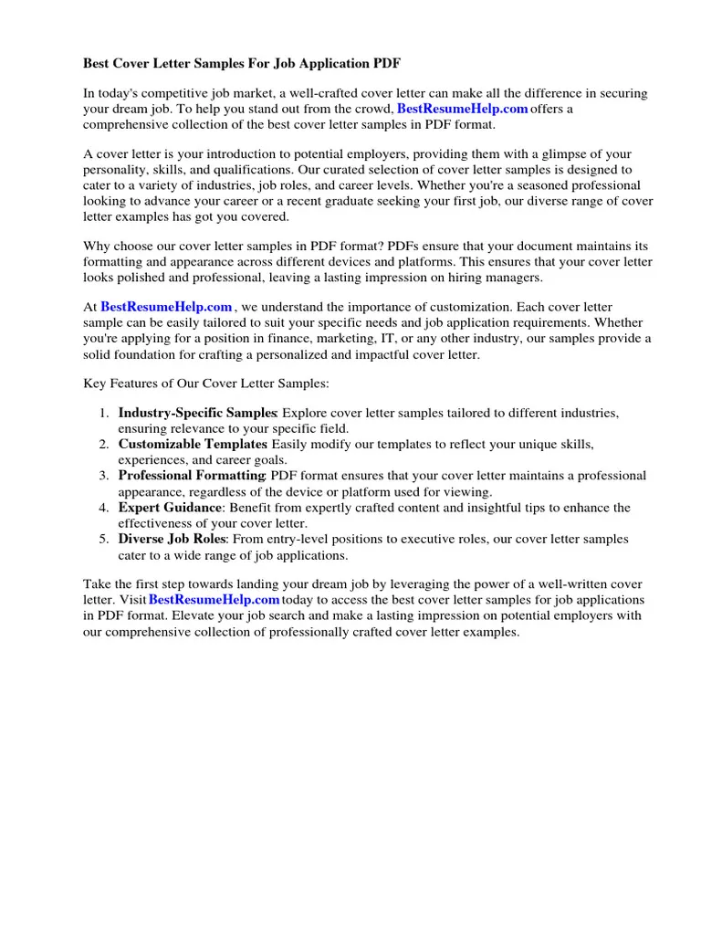 40122 cover letter sample