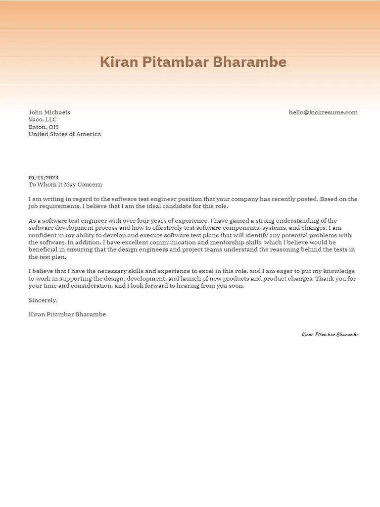 40125 cover letter format