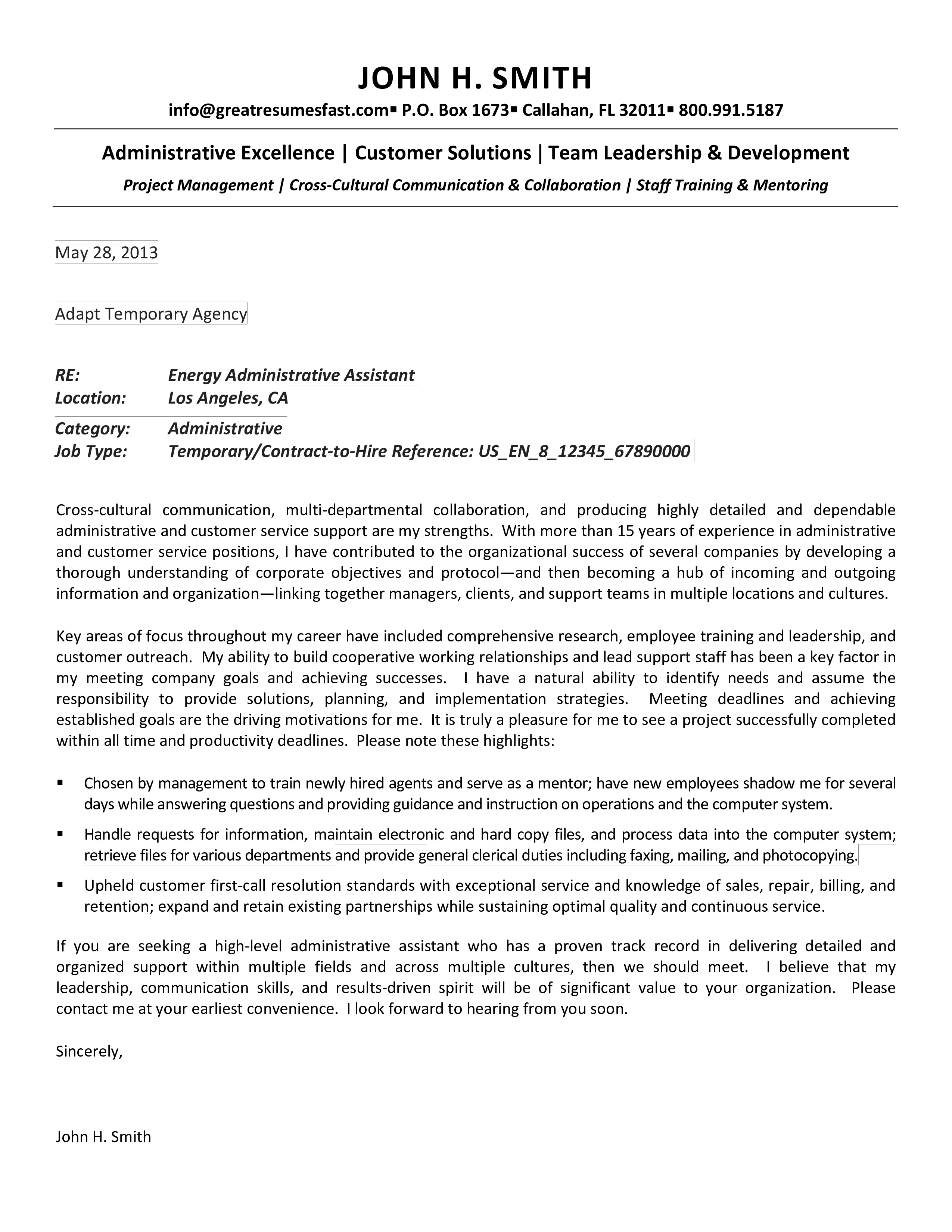 40130 admin associate cover letter 1