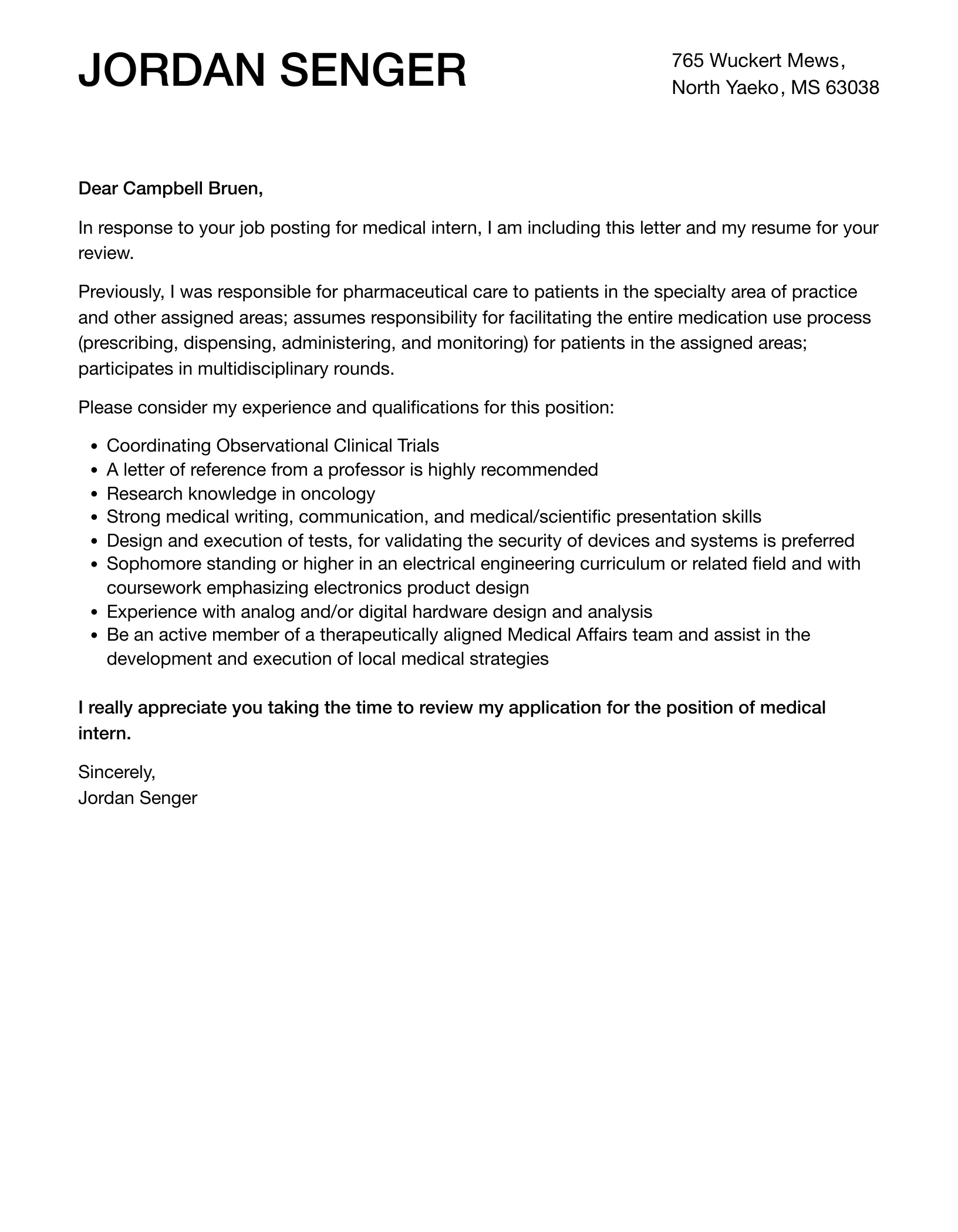 40135 proofreading cover letter