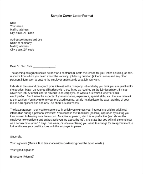 40141 cover letter achievements