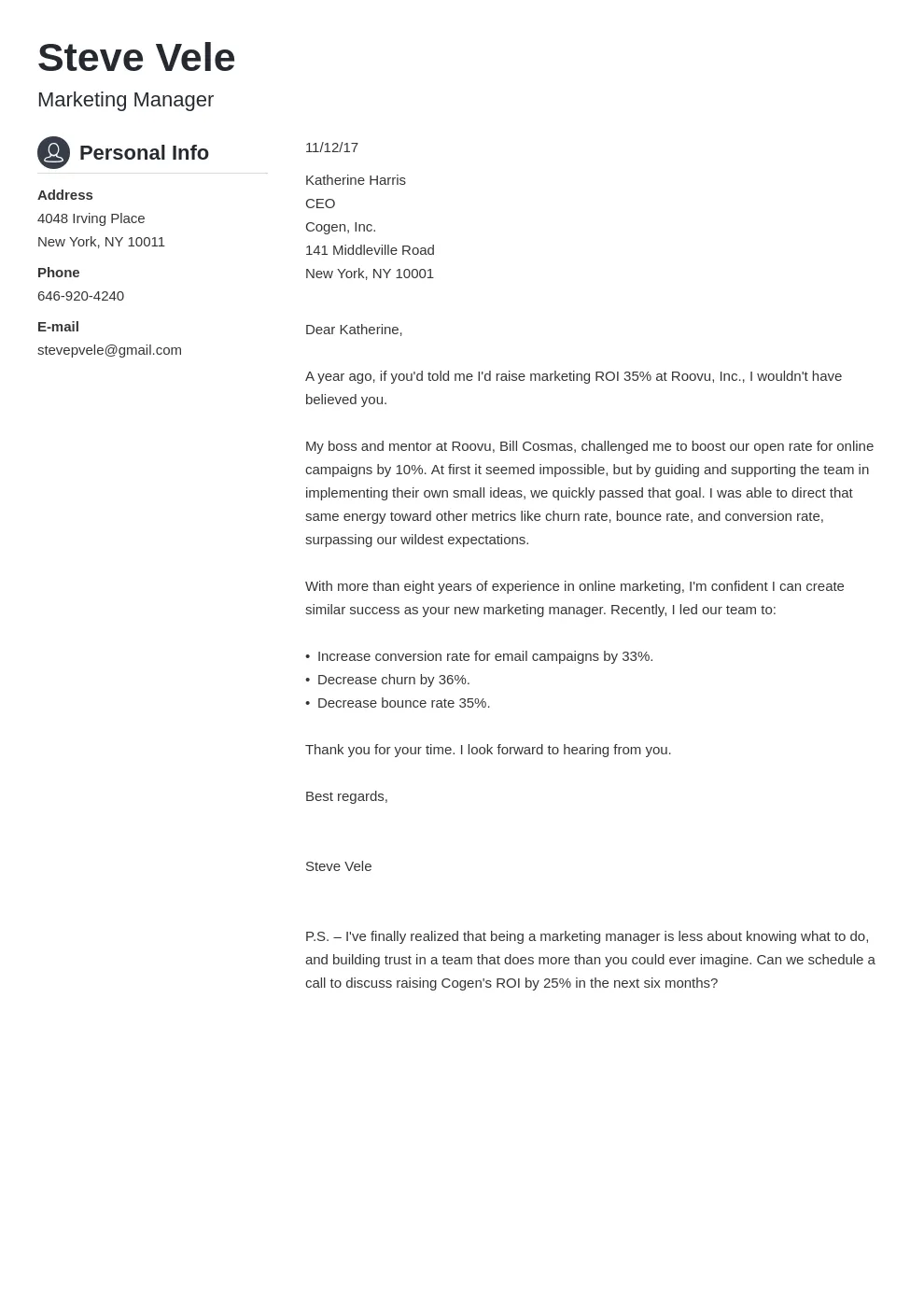 40149 enthusiasm in cover letter