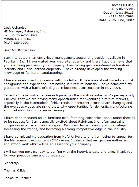 40153 accounting cover letter achievements