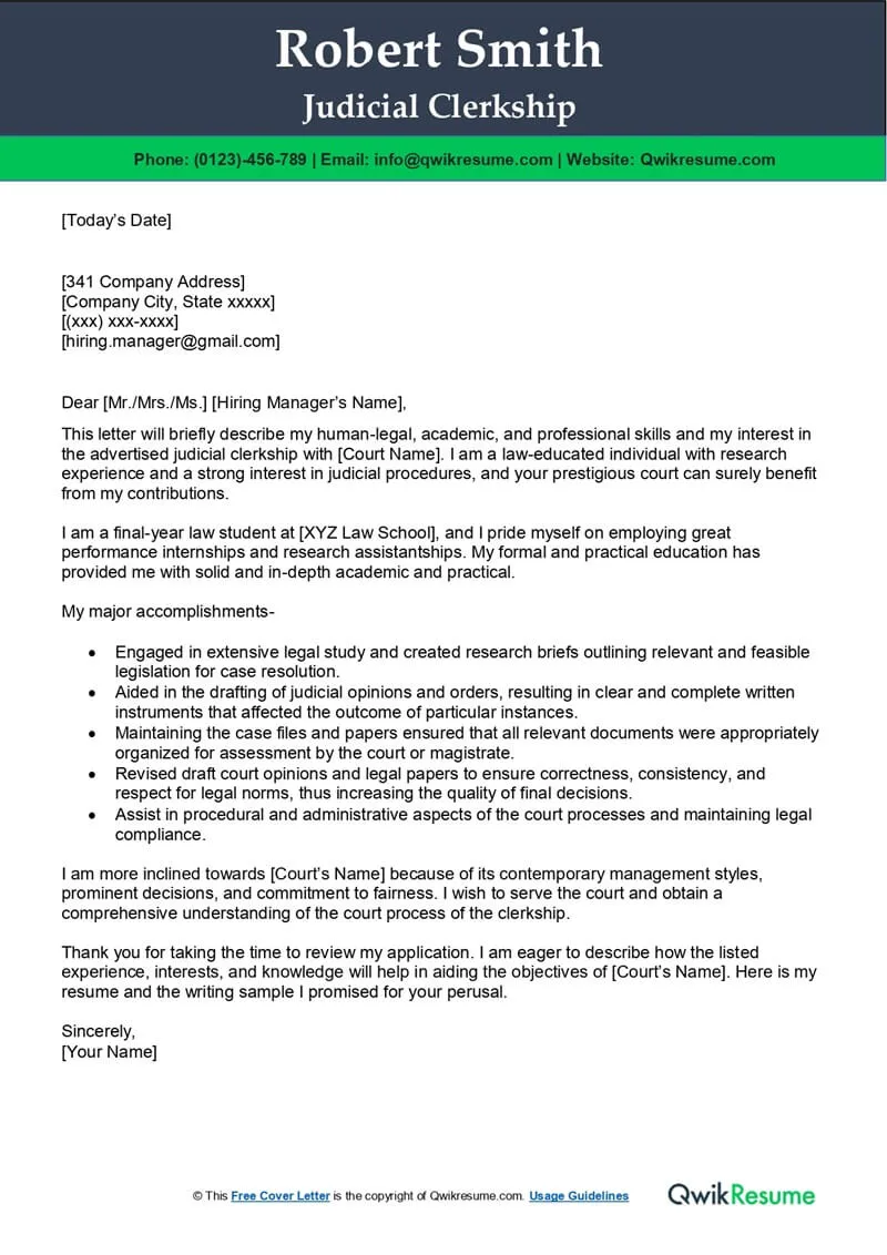 40158 cover letter structure