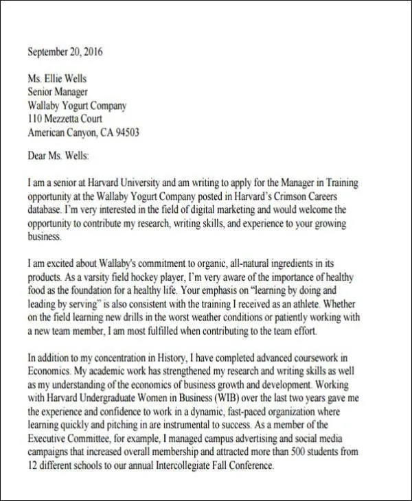 40169 cover letter importance