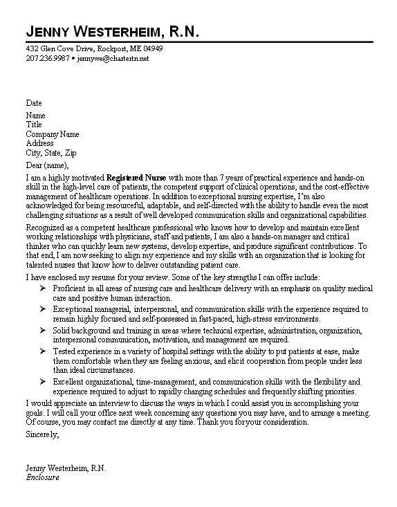 40175 rn cover letter header