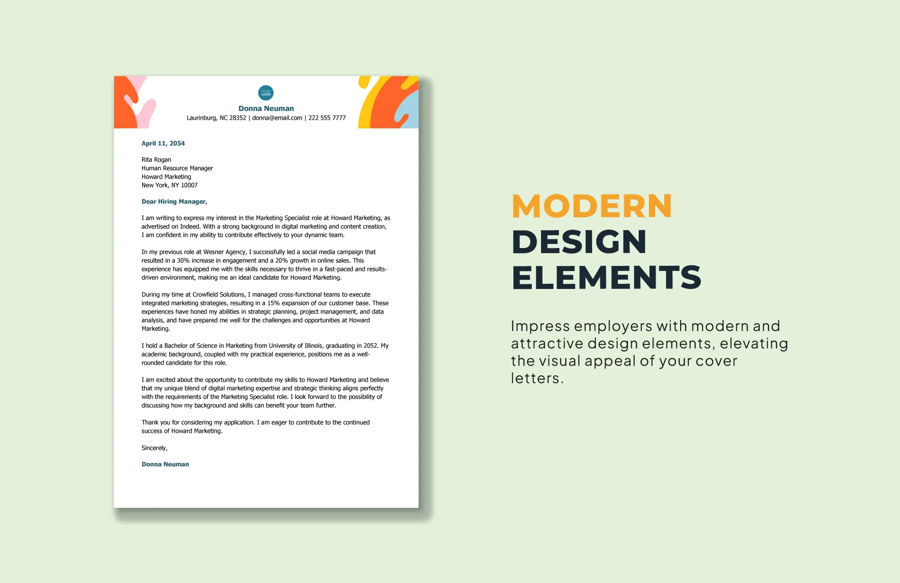 40176 networking cover letter