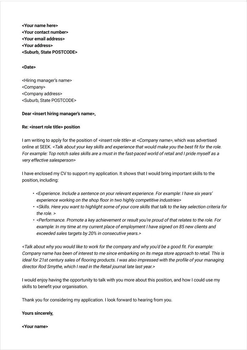 40183 cover letter example narrative
