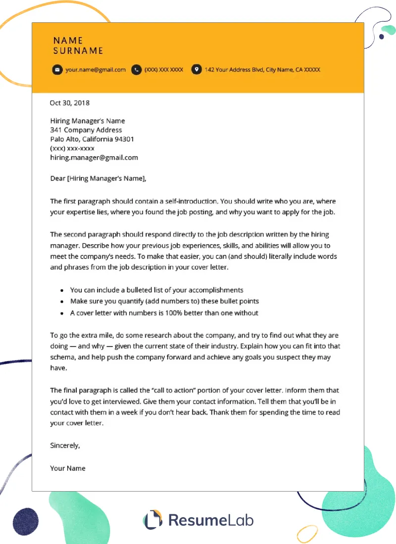 40192 cover letter template modern