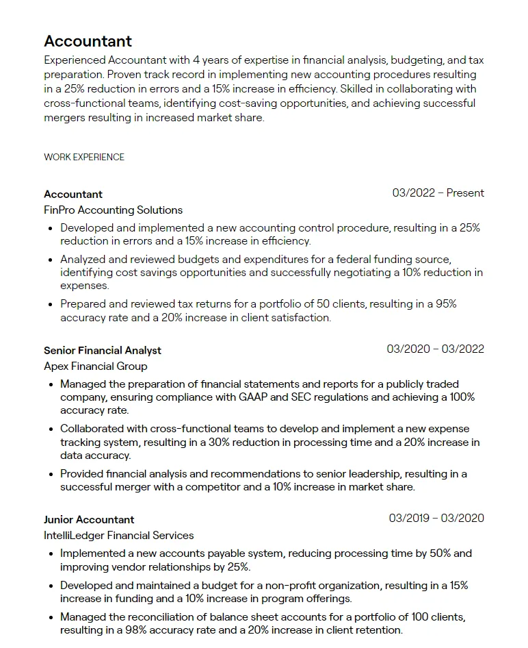 40193 entry level accounting cover letter example