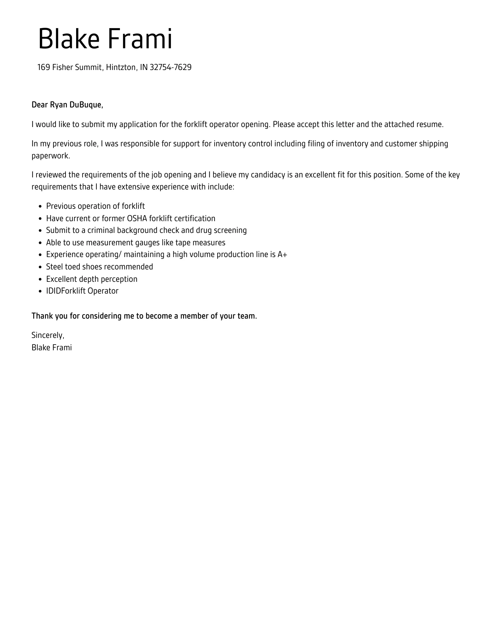 40196 cover letter formatting tips
