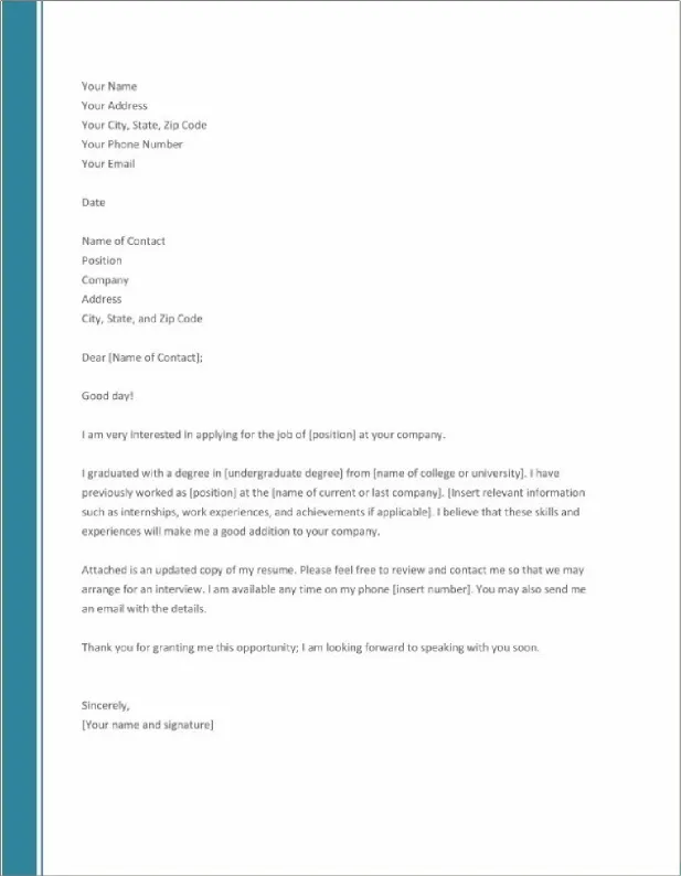 40198 word cover letter templates